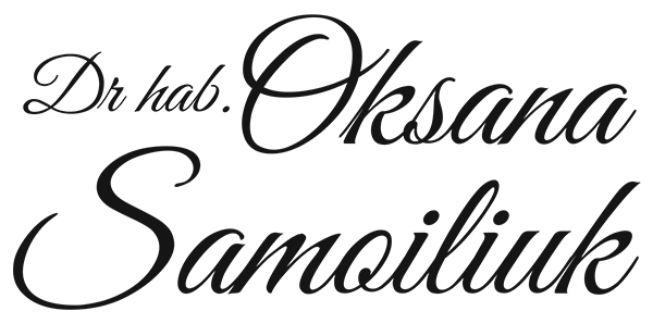 dr hab Oksana Samoiliuk logo